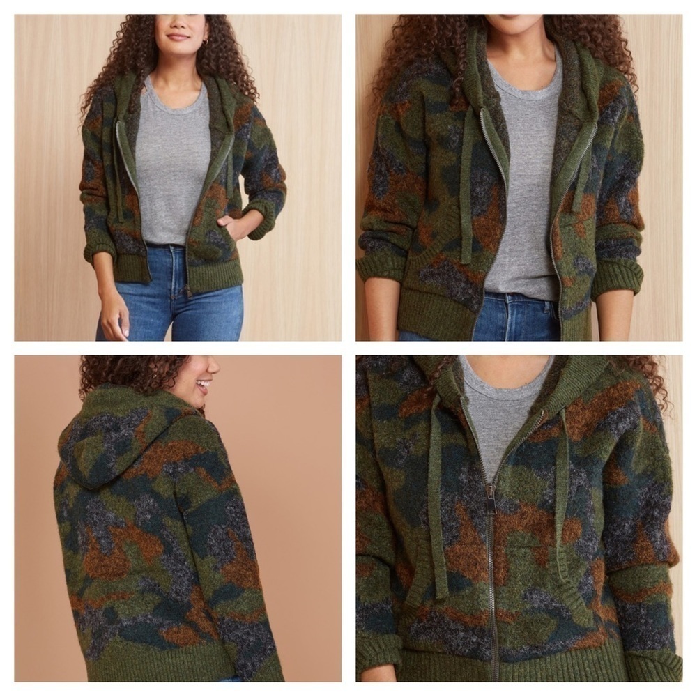 RD Style Camo Zip Up Hoodie Pullover size XS - Picture 4 of 15